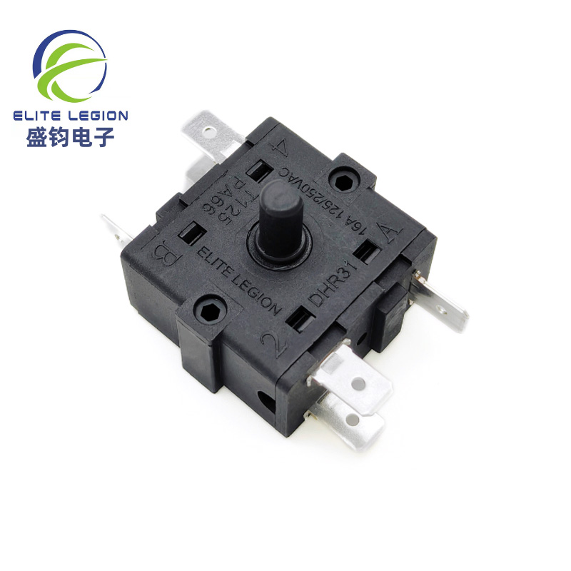6 pin 3 hastighed roterende switch